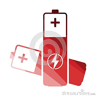 Electric battery icon Vector Illustration