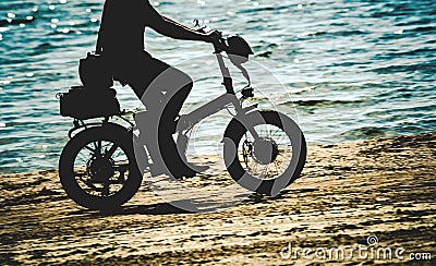 Electric bike Stock Photo