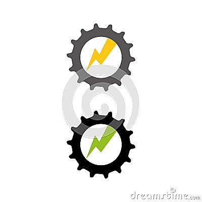 Electric bike 5 Vector Illustration