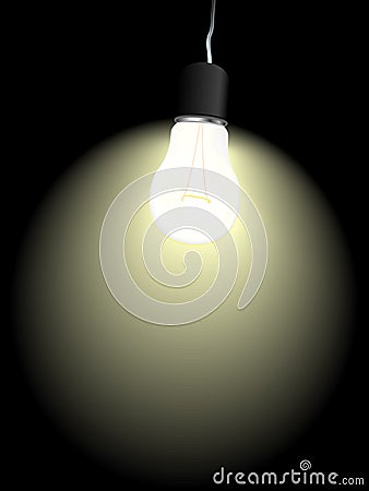 Electric bulb Vector Illustration