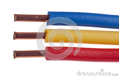 Electric cable Stock Photo