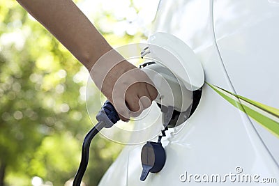 Electric car Stock Photo