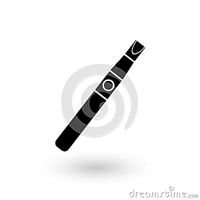 Electric cigarette vector icon Vector Illustration