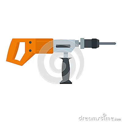 Electric drill, perforator icon Vector Illustration