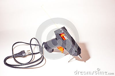 Electric glue gun Stock Photo