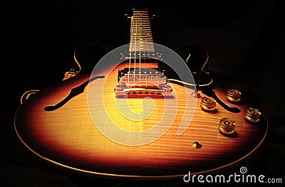 Electric Guitar Stock Photo