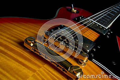 Electric guitar Stock Photo