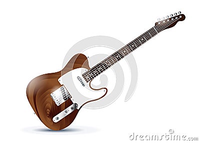 Electric guitar icon Vector Illustration