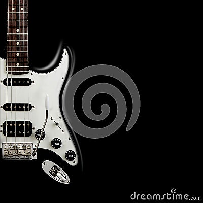 Electric guitar stratocaster Stock Photo