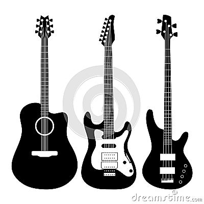 Electric Guitar vector Vector Illustration