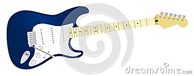 Electric guitar Vector Illustration