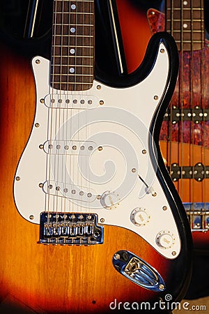 Electric guitars Stock Photo