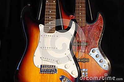 Electric guitars Stock Photo