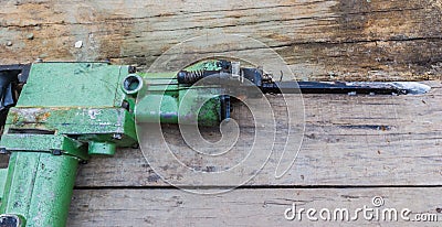 Electric hammer Plugger Stock Photo