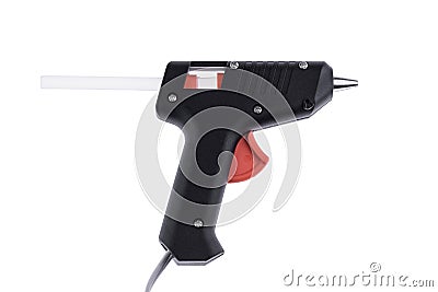 Electric hot glue gun Stock Photo