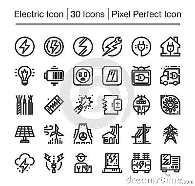 Electric icon Vector Illustration