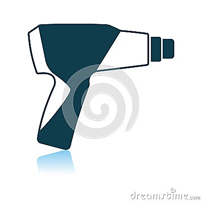 Electric Industrial Dryer Icon Vector Illustration