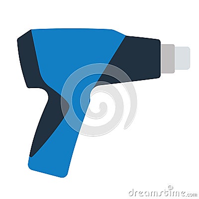 Electric industrial dryer icon Vector Illustration