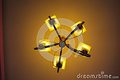 Electric jhumar in home decore Stock Photo