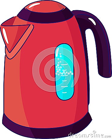 Electric kettle Vector Illustration