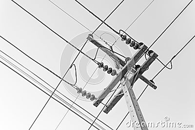 electric line Stock Photo