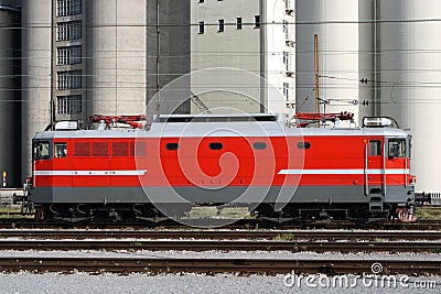Electric Locomotive Stock Photo