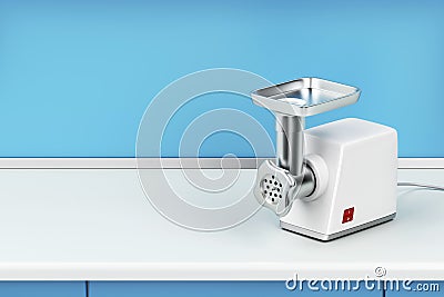 Electric meat grinder Stock Photo