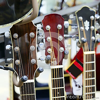 Electric modern guitar Stock Photo