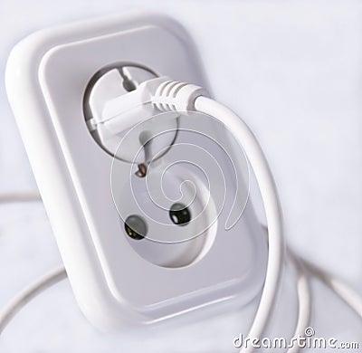 Electric plug Stock Photo