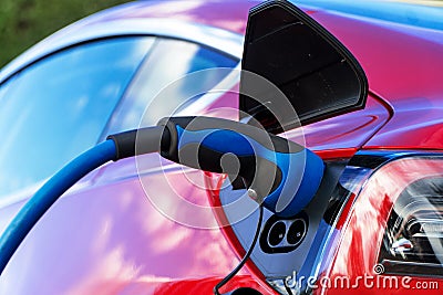Electric car Stock Photo