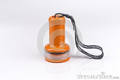 Electric Pocket Flashlight Stock Photo