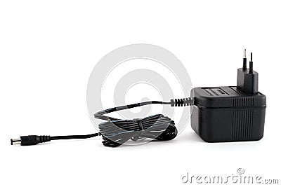 Electric power adapter Stock Photo