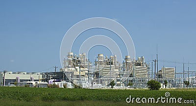 Electric power plant Stock Photo