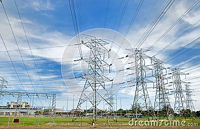 Electric Power Plant Series 01 Stock Photo