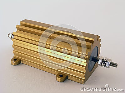 Electric power resistor Stock Photo