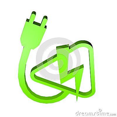 Electric power symbol Stock Photo