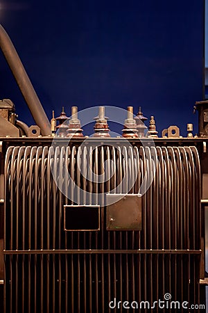Electric power transformer Stock Photo