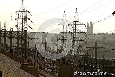Electric powerplant Stock Photo