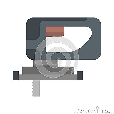 Electric saw vecto illustration. Vector Illustration