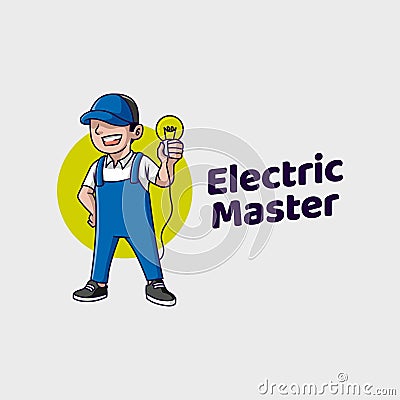 Electric Service Master home professional Stock Photo