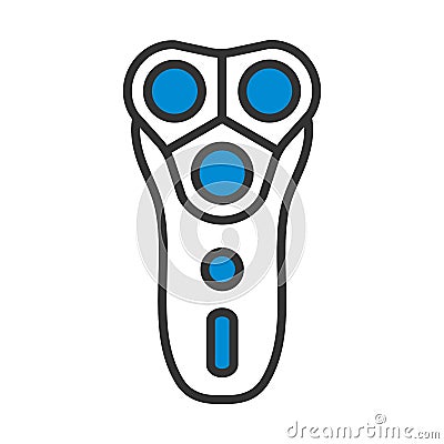 Electric Shaver Icon Vector Illustration