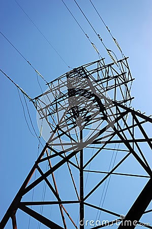 Electric tower Stock Photo