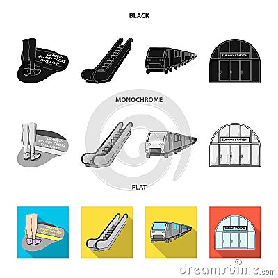 Electric, transport, equipment and other web icon in black, flat, monochrome style.Public, transportation,machineryicons Vector Illustration