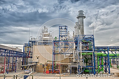 Electric turbine generator Stock Photo