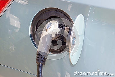 Electric Vehicle Car Charging Station Editorial Stock Photo