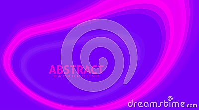 Electric violet background with abstract magenta rounded shape Vector Illustration