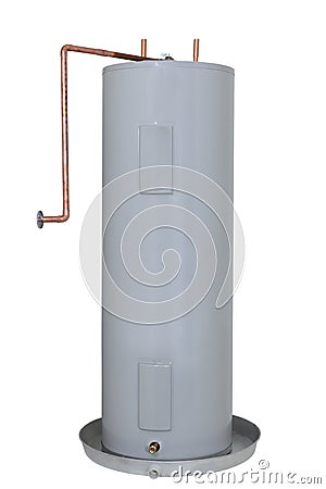 Electric Water Heater Stock Photo