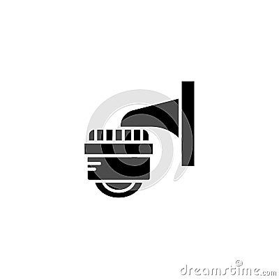 Electrical appliance black icon concept. Electrical appliance flat vector symbol, sign, illustration. Vector Illustration