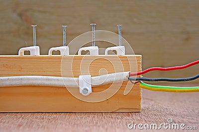 Electrical cable Stock Photo