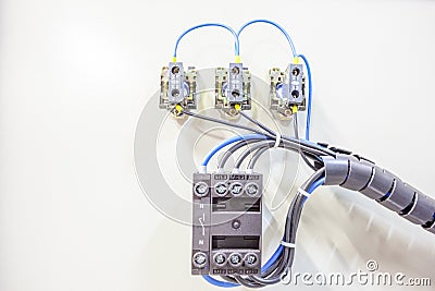 An electrical circuits Stock Photo